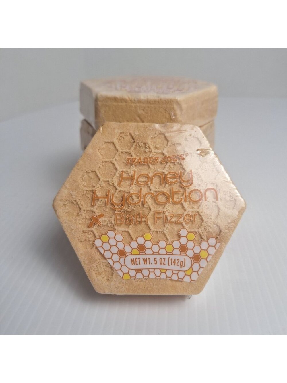 LOT OF (5) TRADER JOE'S HONEY HYDRATION BATH FIZZZER .5 OUNCES EACH NEW SEALED